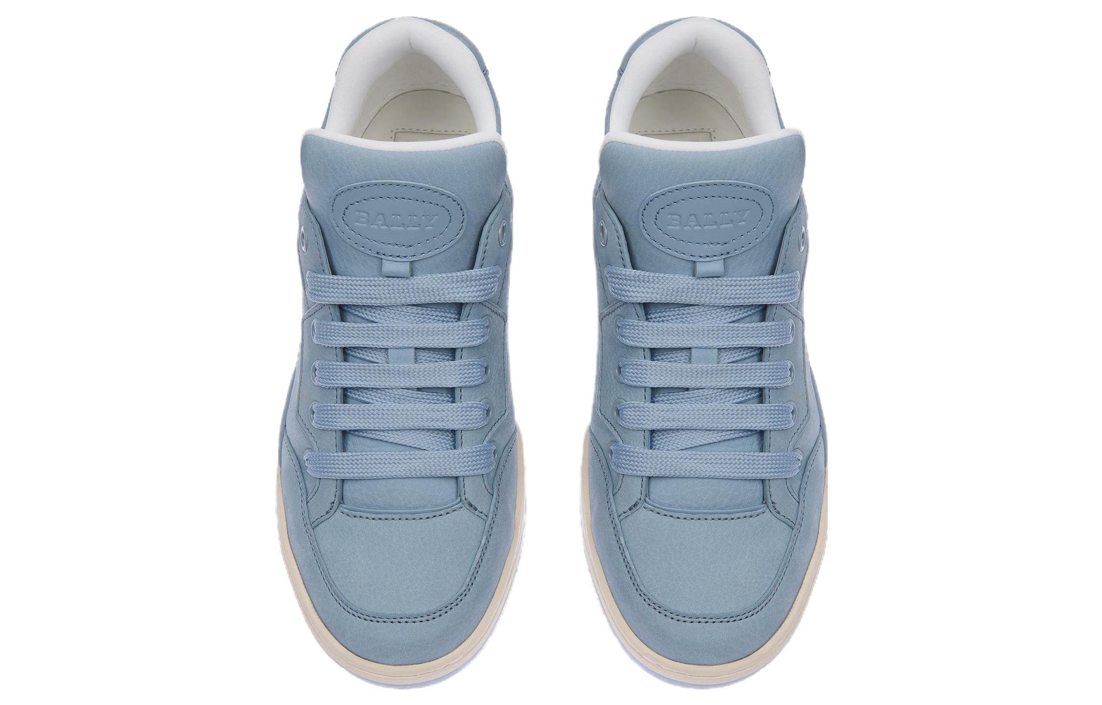 Order (Women) BALLY Kiro 'Blue Leather Low-Top' 6303433