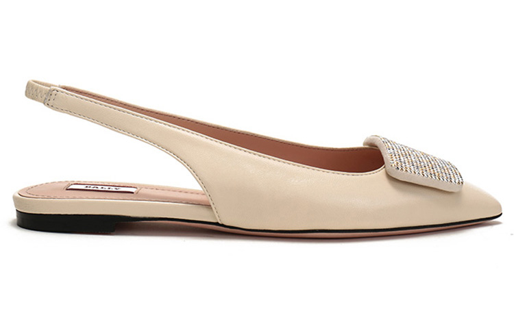 Order (W) Sandali BALLY in Pelle di Agnello ''Bone White'' 6231039
