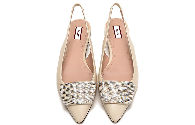 Shop (W) Sandali BALLY in Pelle di Agnello ''Bone White'' 6231039