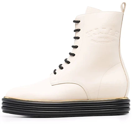 BALLY 保暖包裹性系帶皮革短靴 女款 白色 Buy BALLY 保暖包裹性系帶皮革短靴 女款 白色
