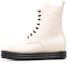 Buy (Women) BALLY Leather Ankle Boots 'White Wrap-Tie Warmth' 6239416