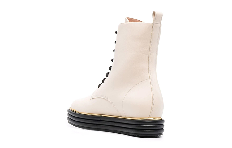 Lookbook (W) バリー レザーアンクルブーツ「ホワイトラップタイ」 6239416