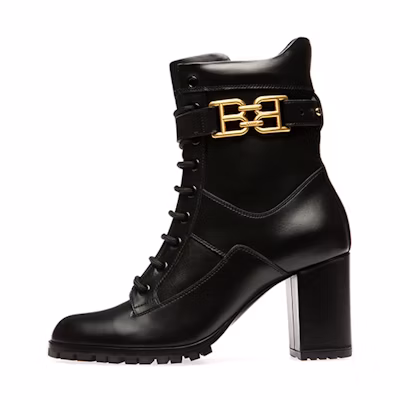 (W) BALLY Leather Boots 'Black'