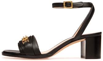 (Women) BALLY Leather Buckle Block Heel 'Black' 6238188 (Women) BALLY Leather Buckle Block Heel 'Black' 6238188