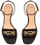 Lookbook (W) BALLY Kulit Tumit Blok Dengan Gesper 'Hitam' 6238188