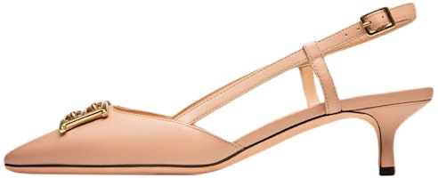 (Women) BALLY Leather Buckle Stiletto 'Fashion Sandal Pink' 6300087 (Women) BALLY Leather Buckle Stiletto 'Fashion Sandal Pink' 6300087