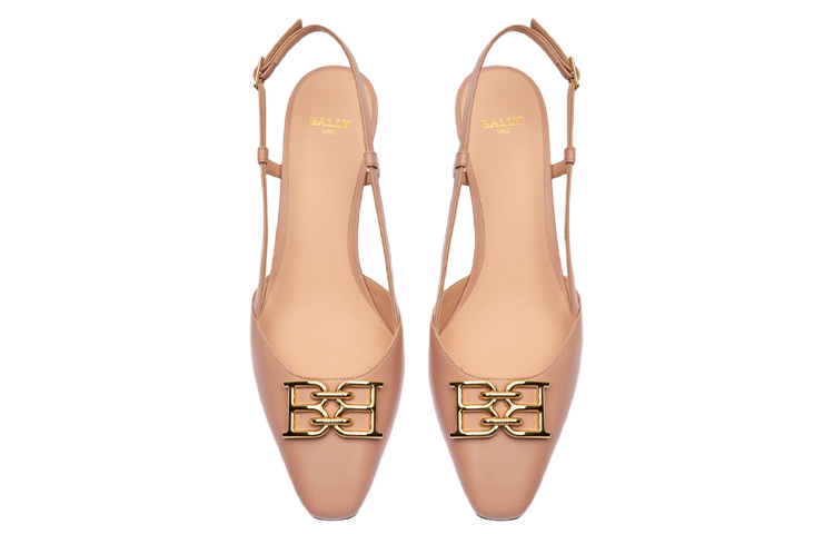 Lookbook (W) Sandalia de Tacón Bally de Cuero con Hebilla 'Moda Rosa' 6300087