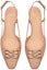Lookbook (W) BALLY Sandal Fesyen Pink Kulit dengan Gesper Bertumit Tinggi 6300087
