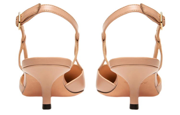 Shop (W) Sandalia de Tacón Bally de Cuero con Hebilla 'Moda Rosa' 6300087