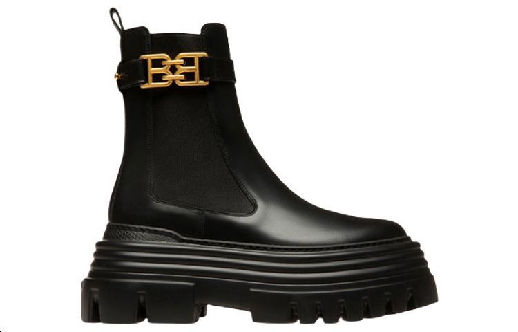 Order (W) バリー メタルトリム チェルシーブーツ (黒) 6301407