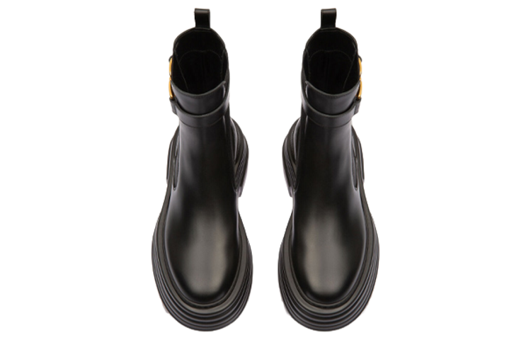 Lookbook (W) バリー メタルトリム チェルシーブーツ (黒) 6301407