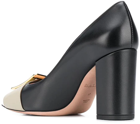 (W) BALLY Talon Épais en Cuir ''Noir'' 6235110 Order (W) BALLY Talon Épais en Cuir ''Noir'' 6235110