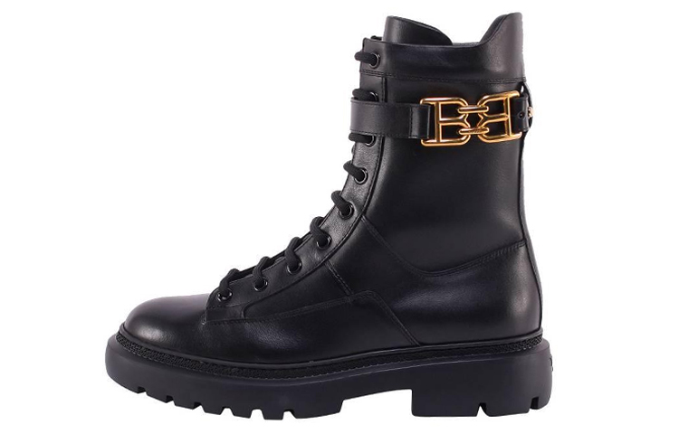 (W) BALLY Leather Fashion Ankle Boot 'Black'