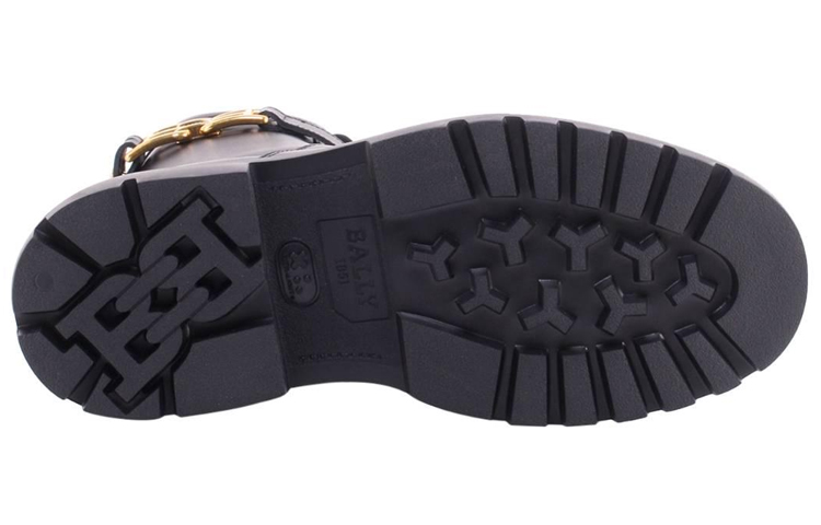 (W) BALLY Leather Fashion Ankle Boot 'Black' 圖 4