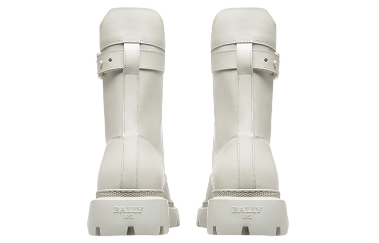 Lookbook (W) Botas de Tobillo de Cuero BALLY con Cordones 'Beige' 6301558
