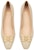(W) BALLY Kasut Kulit Slip-On 'Beige Kitten Heel' 6301719
