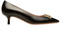 Order (W) BALLY Zapatos de Cuero Estilo Slip-On 'Tacón Negro de Gatito' 6301720