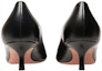 Shop (W) BALLY Kasut Kulit Slip-On 'Black Kitten Heel' 6301720