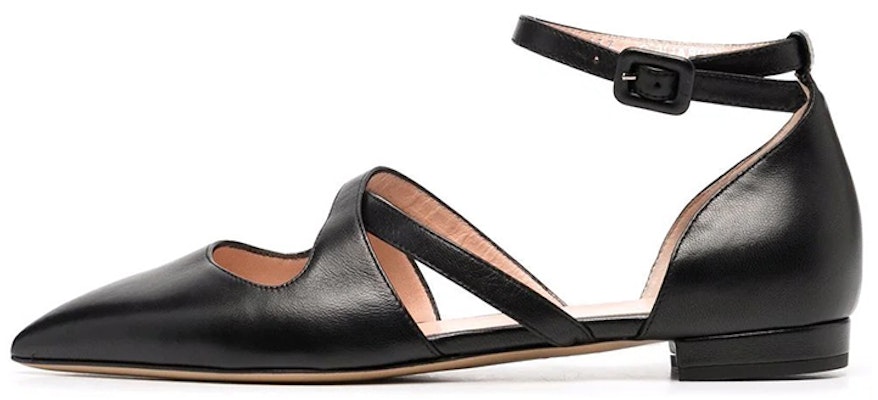 BALLY巴利 鏤空皮革平底鞋 女款 黑色 Buy BALLY巴利 鏤空皮革平底鞋 女款 黑色