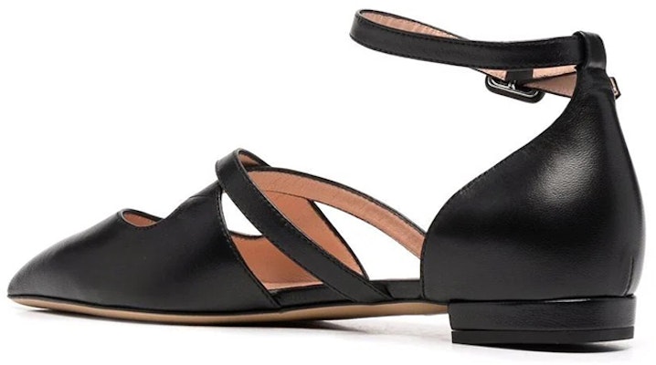 BALLY巴利 鏤空皮革平底鞋 女款 黑色 Lookbook BALLY巴利 鏤空皮革平底鞋 女款 黑色