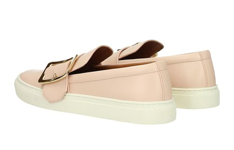 (W) BALLY Leather Flat 'Pink Buckle' 圖 3