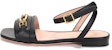 (W) Sandal Rata Kulit BALLY 'Hitam' 6238180