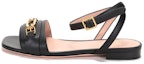 Buy (W) Sandal Rata Kulit BALLY 'Hitam' 6238180