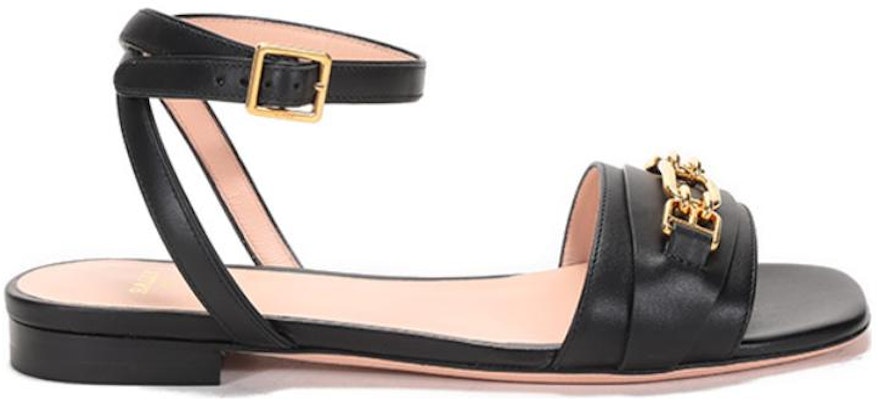 (W) Sandal Rata Kulit BALLY 'Hitam' 6238180 Order (W) Sandal Rata Kulit BALLY 'Hitam' 6238180