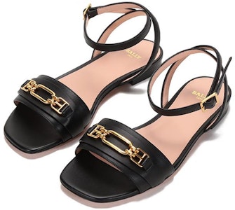 BALLY 巴利 女款黑色牛皮平底涼鞋 Lookbook BALLY 巴利 女款黑色牛皮平底涼鞋