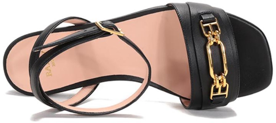 (Women) BALLY Leather Flat Sandal 'Black' 6238180 Purchase (Women) BALLY Leather Flat Sandal 'Black' 6238180