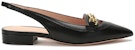 (W) BALLY Sandal Kulit Rata 'Simplicity Black Fashion' 6238103