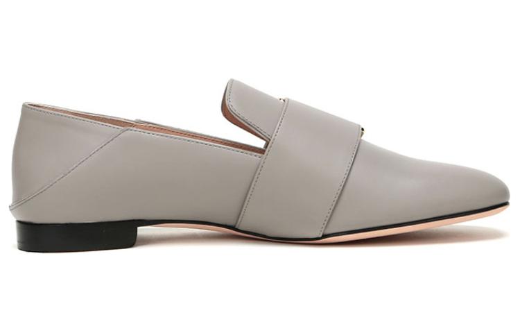 (W) BALLY Leather Flats 'Grey Pearl Buckle' 圖 2