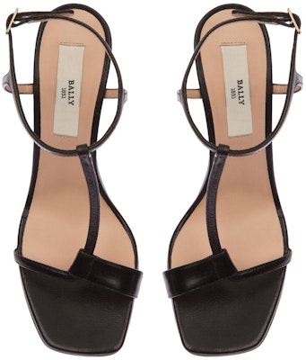 (W) BALLY Sepatu Hak Tinggi Gesper Kulit 'Fashion Hitam' 6303040 Lookbook (W) BALLY Sepatu Hak Tinggi Gesper Kulit 'Fashion Hitam' 6303040
