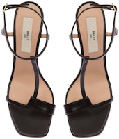 BALLY巴利 皮革 搭扣高跟 時尚涼拖 10.5cm 女款 黑色 Lookbook BALLY巴利 皮革 搭扣高跟 時尚涼拖 10.5cm 女款 黑色