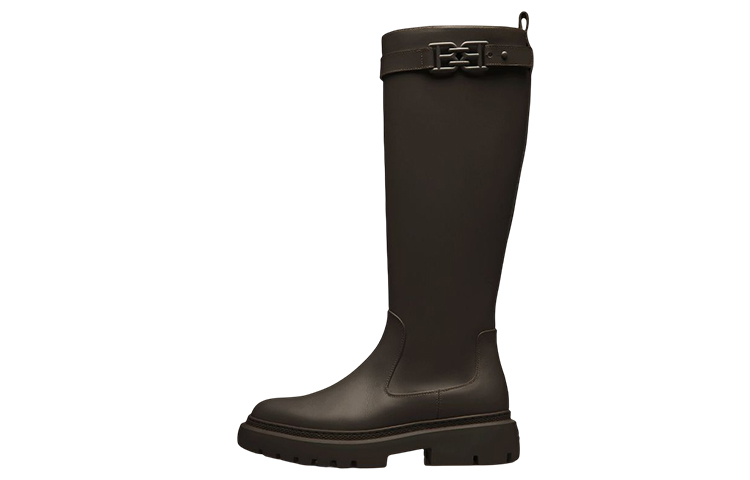 (W) BALLY Leather High-Top 'Black Logo'