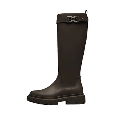 (W) BALLY Leather High-Top 'Black Logo'
