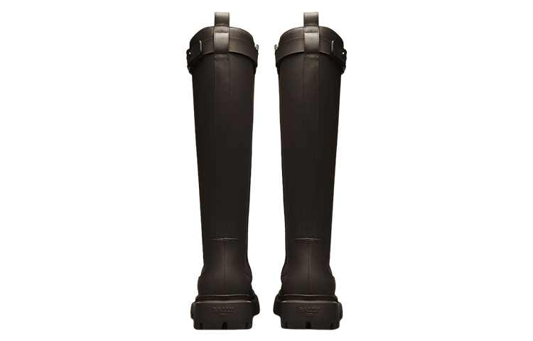 (W) BALLY Leather High-Top 'Black Logo' 圖 3