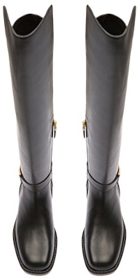 (Women) BALLY Leather High-Top Boots 'Fashion Chunky Heel Black' 6301561 Order (Women) BALLY Leather High-Top Boots 'Fashion Chunky Heel Black' 6301561
