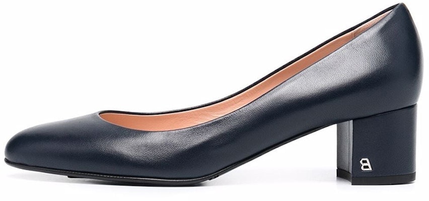 (Women) BALLY Leather High Heel 'Deep Blue Fashion Slip-On' 6227677 Buy (Women) BALLY Leather High Heel 'Deep Blue Fashion Slip-On' 6227677