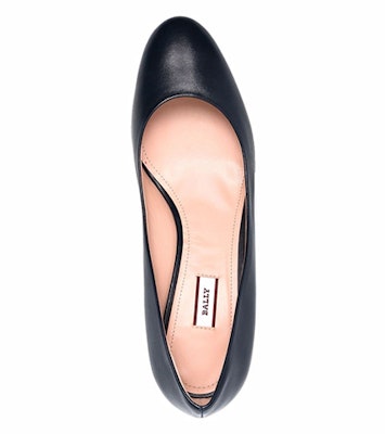 (Women) BALLY Leather High Heel 'Deep Blue Fashion Slip-On' 6227677 Shop (Women) BALLY Leather High Heel 'Deep Blue Fashion Slip-On' 6227677