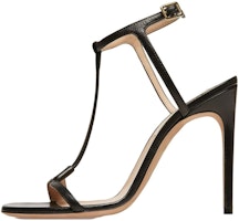 (Women) BALLY Leather High-Heel Buckle Slide 'Black Fashion' 6303040 (Women) BALLY Leather High-Heel Buckle Slide 'Black Fashion' 6303040