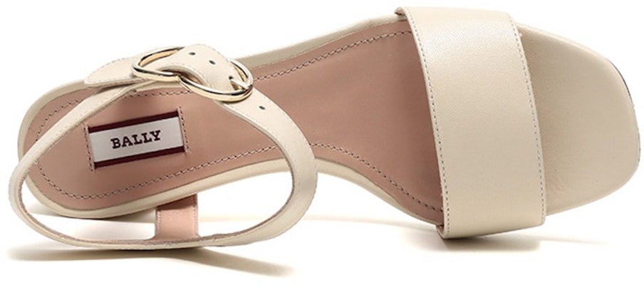 (W) BALLY 皮革高跟凉鞋 '简约奶油色' 6231158 Purchase (W) BALLY 皮革高跟凉鞋 '简约奶油色' 6231158