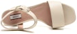 (W) Sandal Tumit Tinggi Kulit BALLY 'Minimalist Cream' 6231158