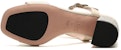 (W) Sandal Tumit Tinggi Kulit BALLY 'Minimalist Cream' 6231158