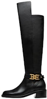 (Women) BALLY Leather High-Top Boots 'Fashion Chunky Heel Black' 6301561 (Women) BALLY Leather High-Top Boots 'Fashion Chunky Heel Black' 6301561