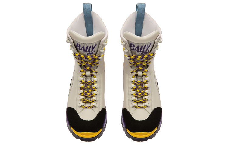 (W) BALLY Leather Hiking Boot 'Grey White' 圖 3