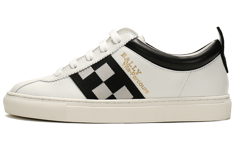 (Women) BALLY Leather Lace-up 'Checkerboard' 6231676