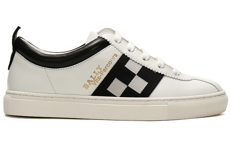 Order (Women) BALLY Leather Lace-up 'Checkerboard' 6231676