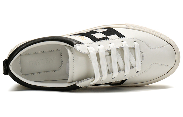 Shop (Women) BALLY Leather Lace-up 'Checkerboard' 6231676