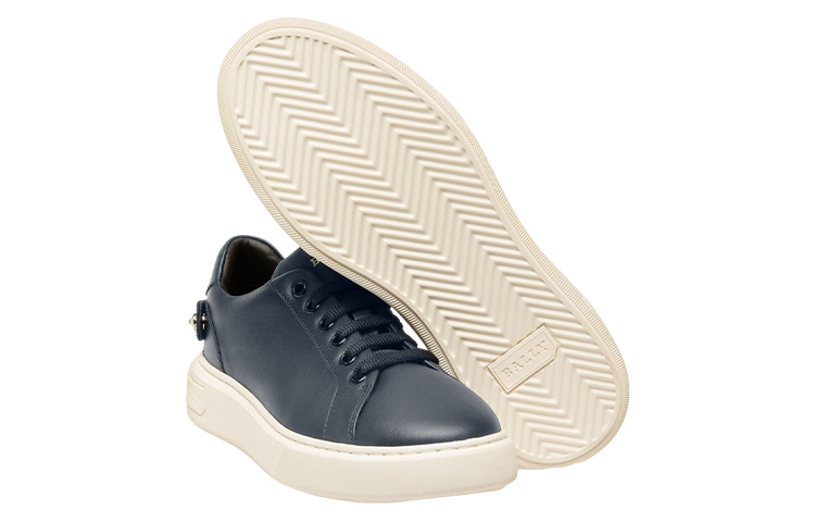 Lookbook (W) BALLY Zapatos de Cuero con Cordones 'Azul de Moda' 6301583